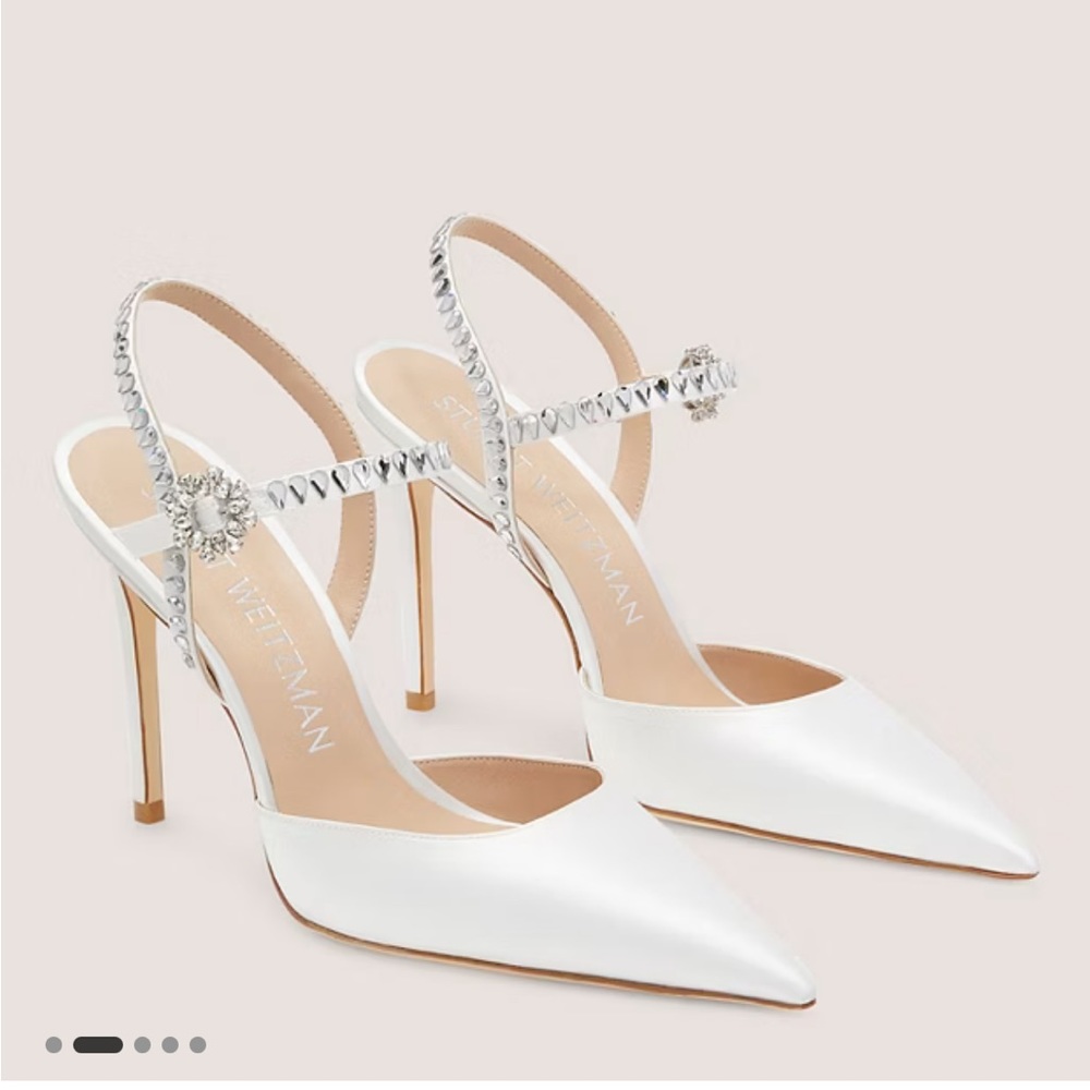 Stuart Weitzman Gemcut 100 Ankle Strap Pump